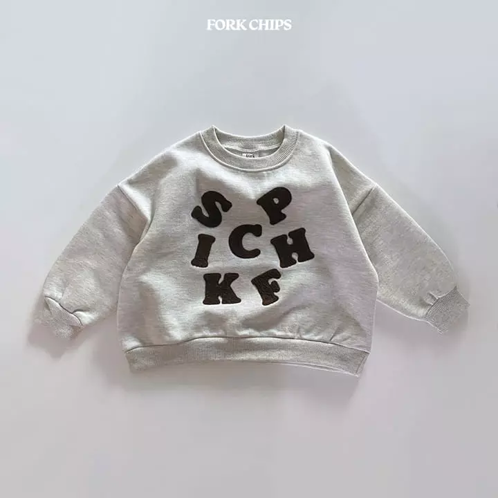 Fork Chips - Korean Children Fashion - #littlefashionista - Cookie Bookle Sweatshirt - 12