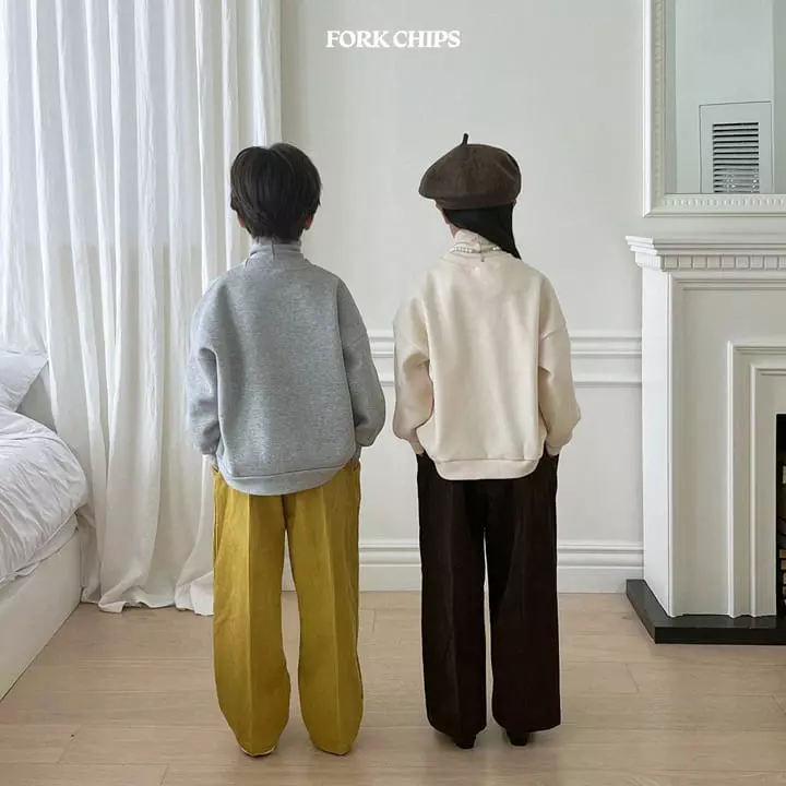 Fork Chips - Korean Children Fashion - #littlefashionista - High Teen Dog Sweatshirt - 10