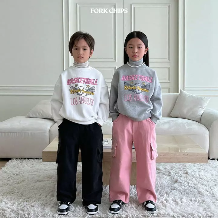 Fork Chips - Korean Children Fashion - #Kfashion4kids - Centre Cargo Pants - 4