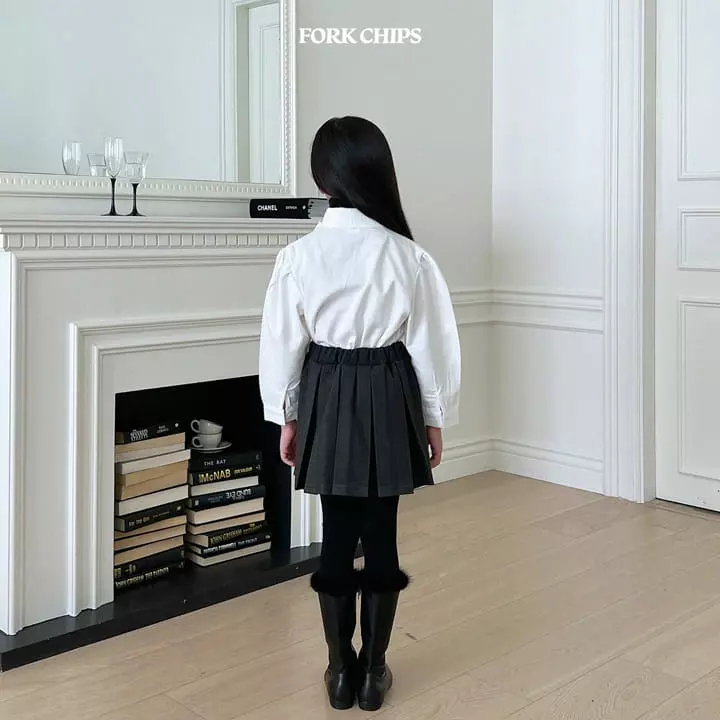 Fork Chips - Korean Children Fashion - #littlefashionista - Buckin Blouse - 5