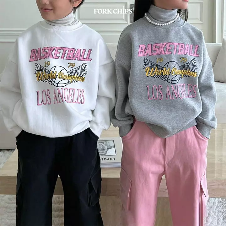 Fork Chips - Korean Children Fashion - #magicofchildhood - Angel Ball Sweatshirt - 12