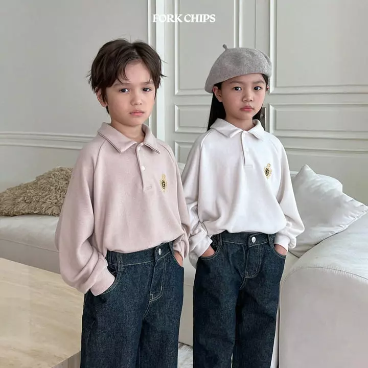 Fork Chips - Korean Children Fashion - #magicofchildhood - Bridge Jeans - 6