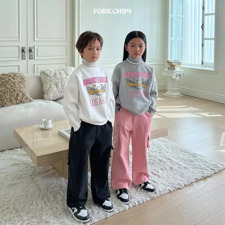 Fork Chips - Korean Children Fashion - #magicofchildhood - Centre Cargo Pants - 5