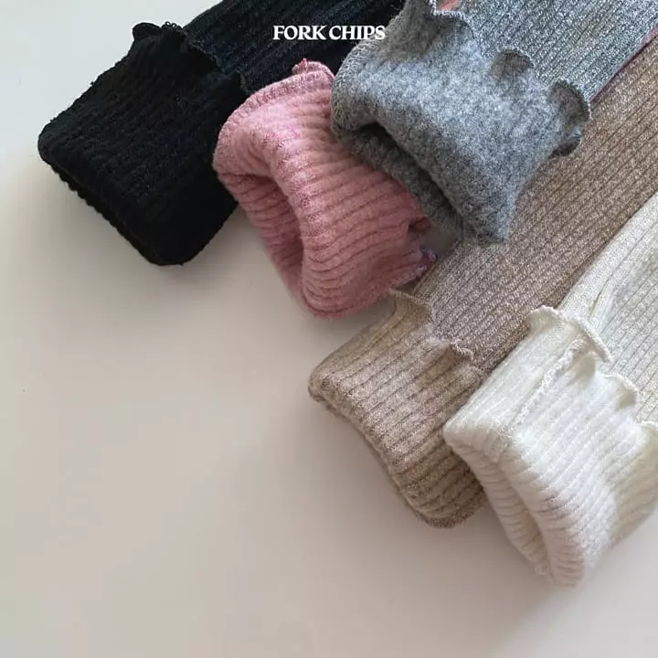 Fork Chips - Korean Children Fashion - #magicofchildhood - All Day Socks - 12