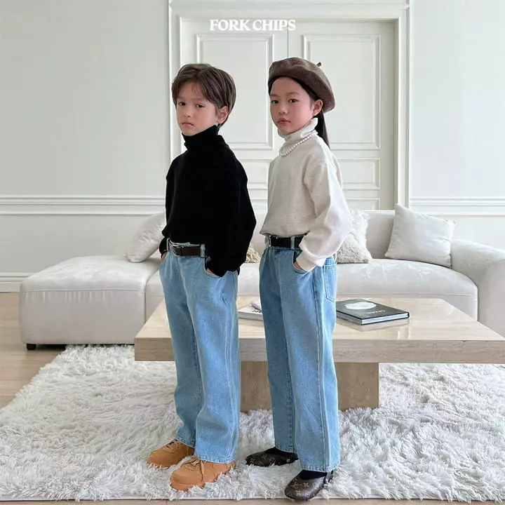 Fork Chips - Korean Children Fashion - #magicofchildhood - Mild Tee - 5