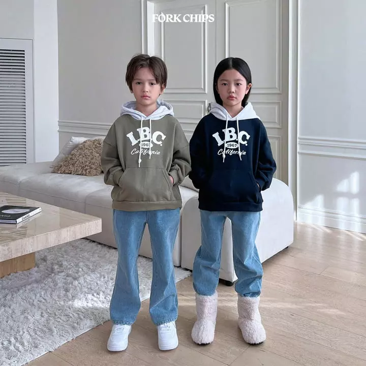 Fork Chips - Korean Children Fashion - #minifashionista - IBC Color Hoody - 2