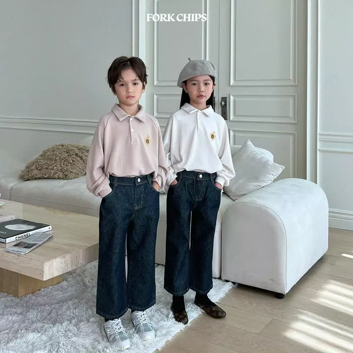 Fork Chips - Korean Children Fashion - #minifashionista - Bridge Jeans - 7