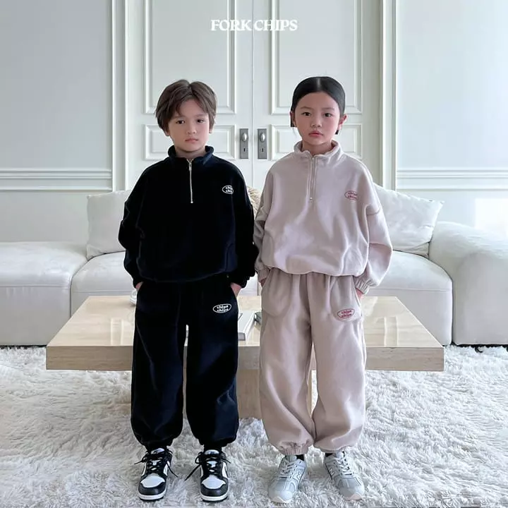 Fork Chips - Korean Children Fashion - #minifashionista - Teddy Pants - 3