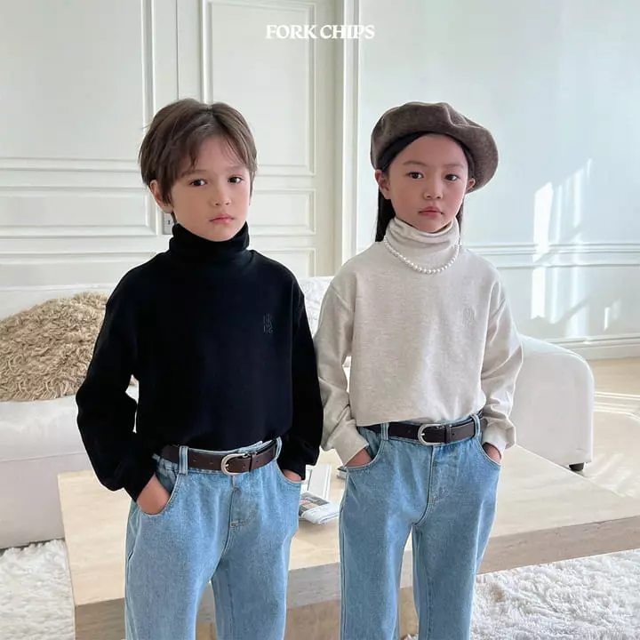 Fork Chips - Korean Children Fashion - #minifashionista - Mild Tee - 6
