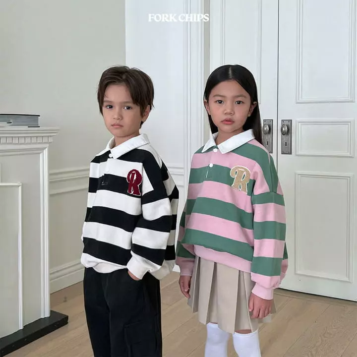 Fork Chips - Korean Children Fashion - #minifashionista - Root Collar Sweatshirt - 4