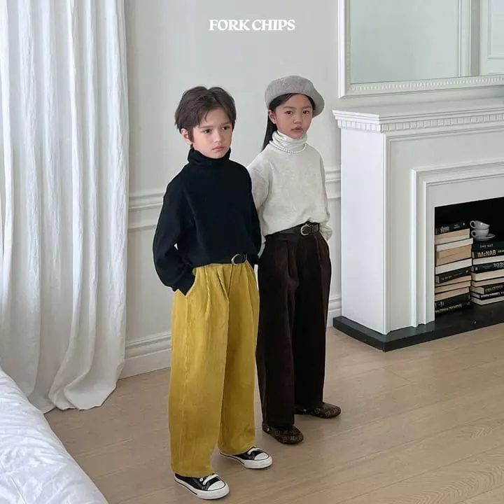 Fork Chips - Korean Children Fashion - #prettylittlegirls - Monday Rib pants - 6