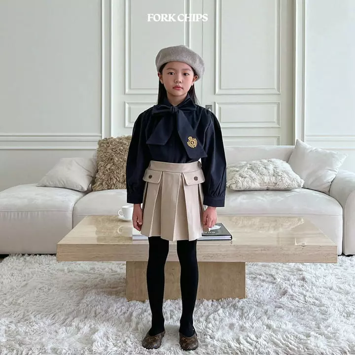 Fork Chips - Korean Children Fashion - #prettylittlegirls - Buckin Blouse - 8