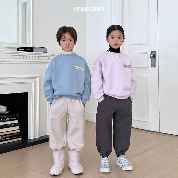 Fork Chips - Korean Children Fashion - #toddlerclothing - More Than Sweatshirt - 4