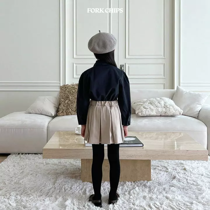 Fork Chips - Korean Children Fashion - #stylishchildhood - Buckin Blouse - 11