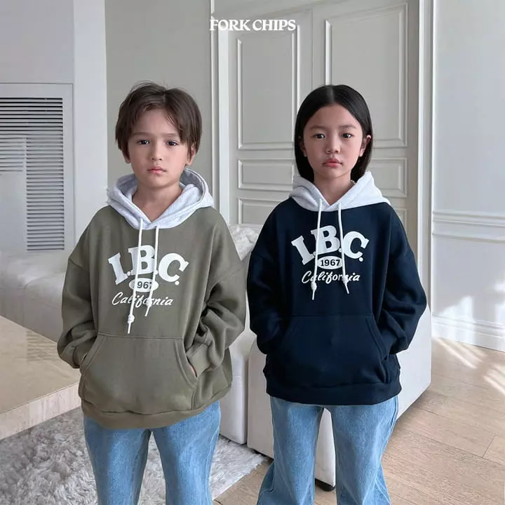 Fork Chips - Korean Children Fashion - #prettylittlegirls - IBC Color Hoody - 4