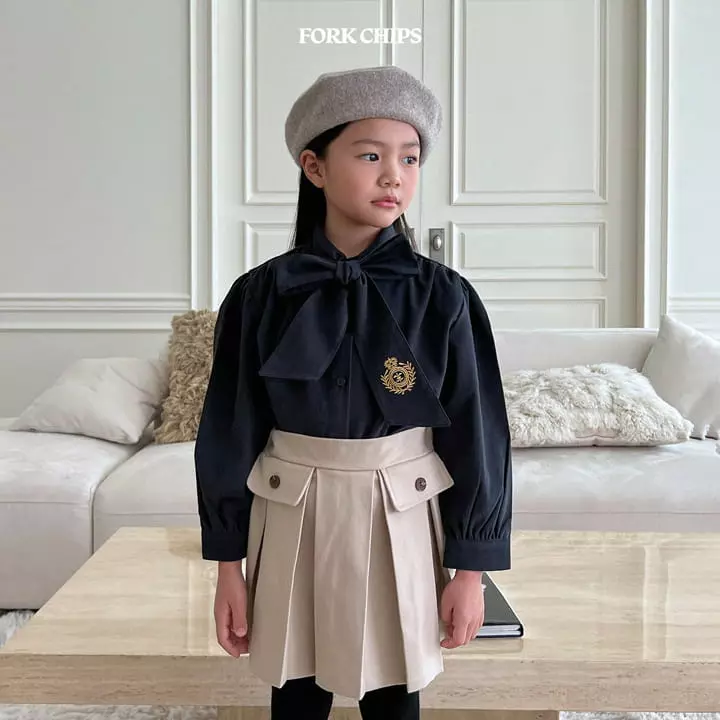 Fork Chips - Korean Children Fashion - #todddlerfashion - Buckin Blouse - 9
