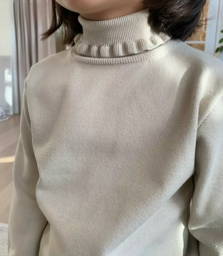 Franc Franc - Korean Children Fashion - #childofig - Frill Knit Muffler - 10
