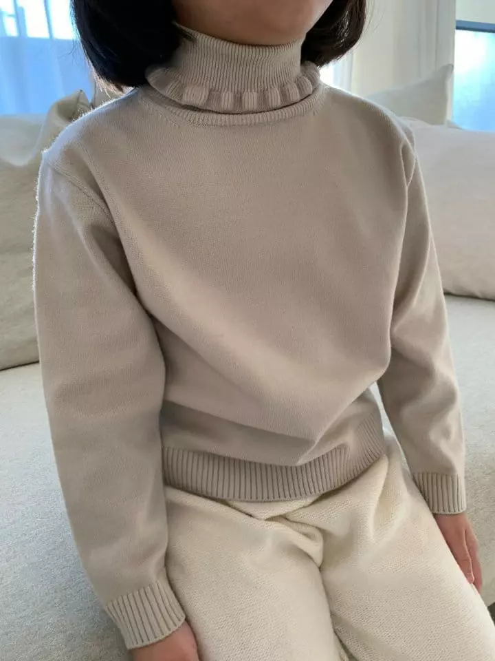 Franc Franc - Korean Children Fashion - #designkidswear - Frill Knit Muffler - 12