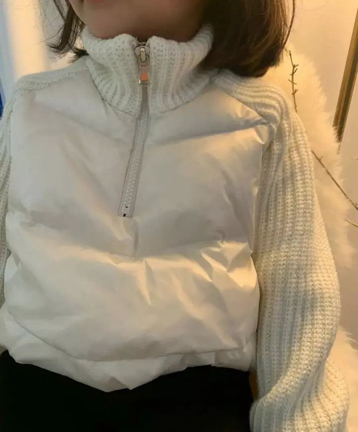 Franc Franc - Korean Children Fashion - #prettylittlegirls - Supima Knit Zip-up - 5