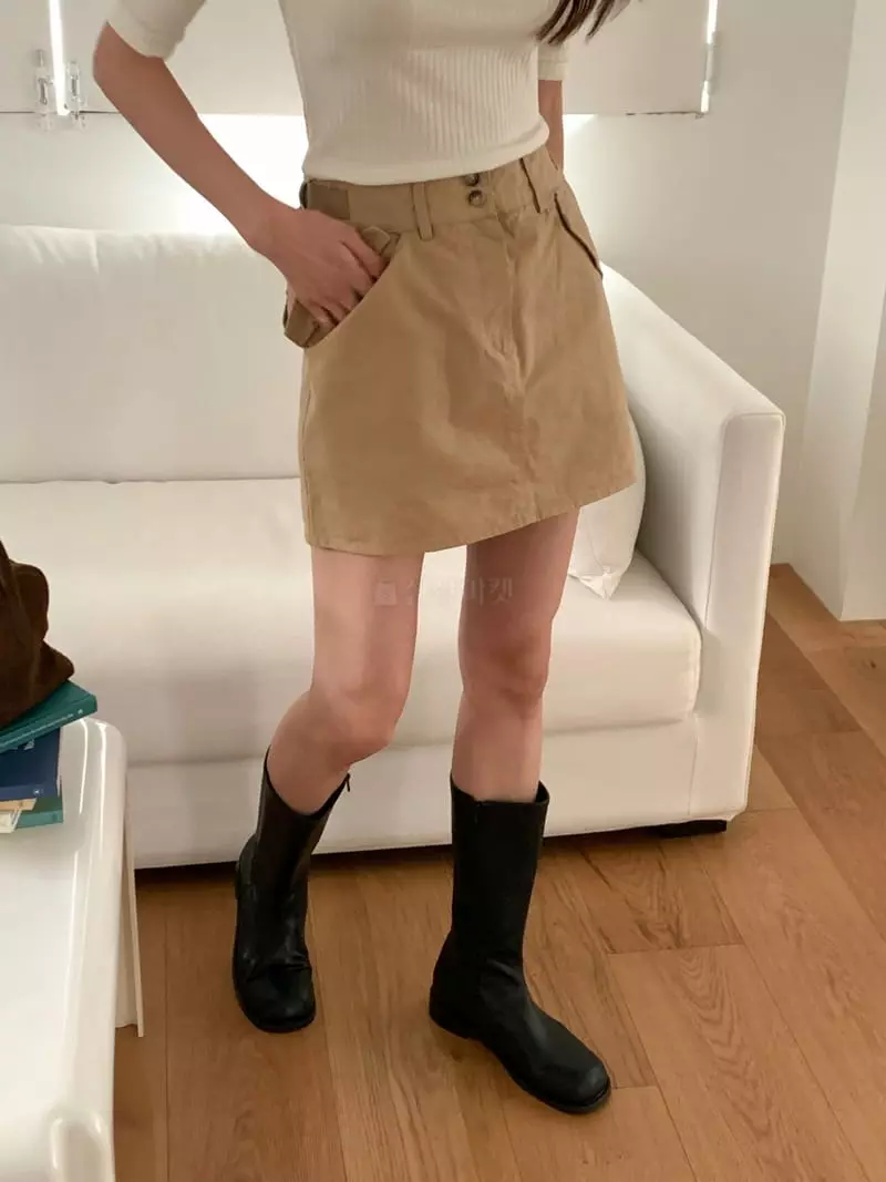 Fre - Korean Women Fashion - #thelittlethings - Cargo Mini Skirt - 5