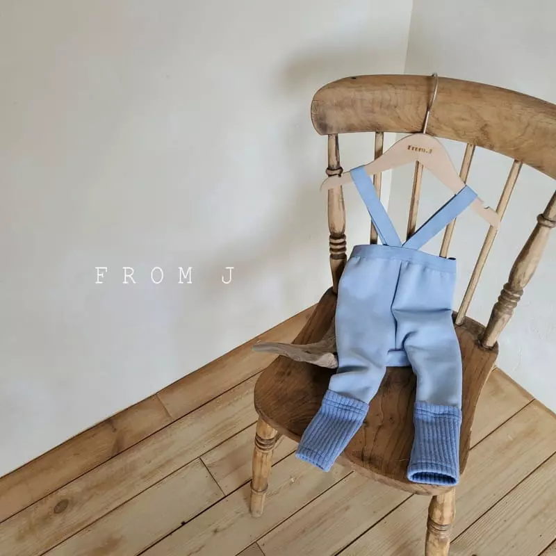 From J - Korean Baby Fashion - #babyclothing - Piping Dungarees Leggings - 9