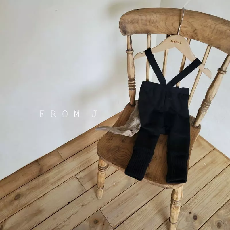 From J - Korean Baby Fashion - #babyfashion - Piping Dungarees Leggings - 10