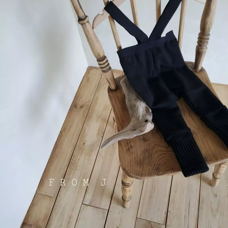 From J - Korean Baby Fashion - #babyfever - Piping Dungarees Leggings - 11