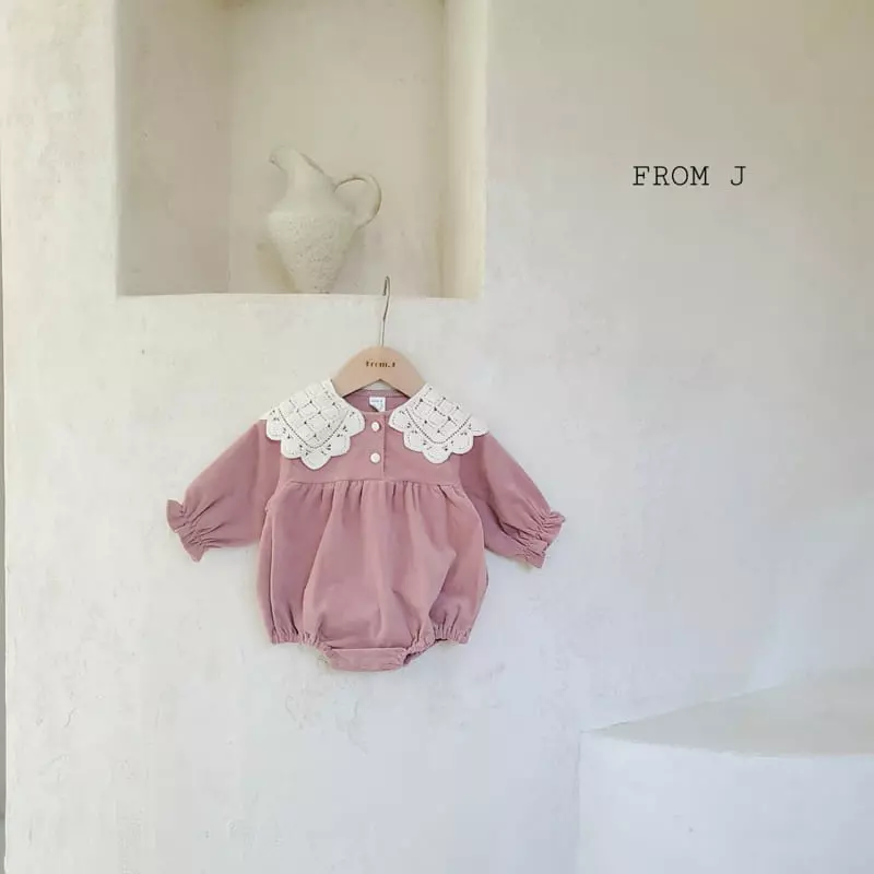 From J - Korean Baby Fashion - #babylifestyle - Quilting Collar Bodysuit - 7