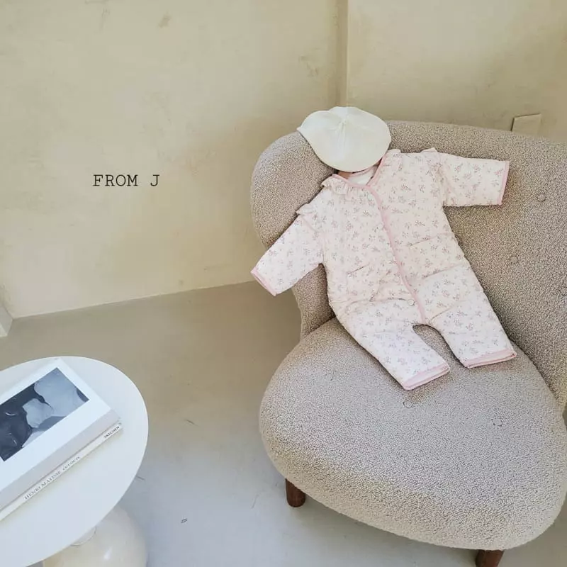 From J - Korean Baby Fashion - #babylifestyle - Frill Flower Bodysuit - 6
