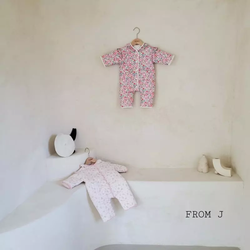 From J - Korean Baby Fashion - #babyoninstagram - Frill Flower Bodysuit - 7