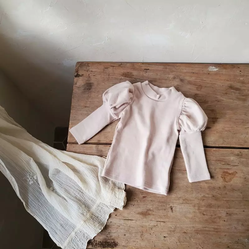 From J - Korean Baby Fashion - #babyootd - Bebe Shirring Tee - 2