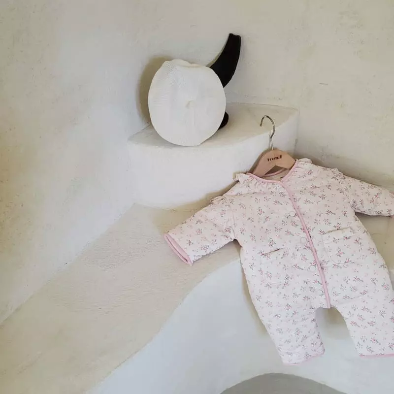 From J - Korean Baby Fashion - #babyoutfit - Frill Flower Bodysuit - 10
