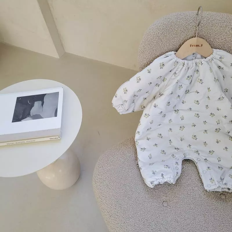 From J - Korean Baby Fashion - #babyoutfit - Olive Bodysuit - 7
