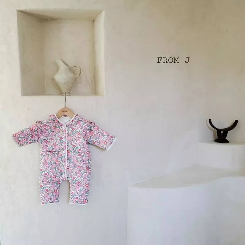From J - Korean Baby Fashion - #onlinebabyboutique - Frill Flower Bodysuit - 12