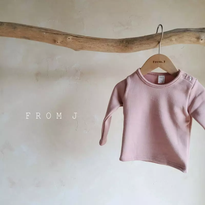 From J - Korean Baby Fashion - #onlinebabyboutique - Fleece Bebe Tee - 2