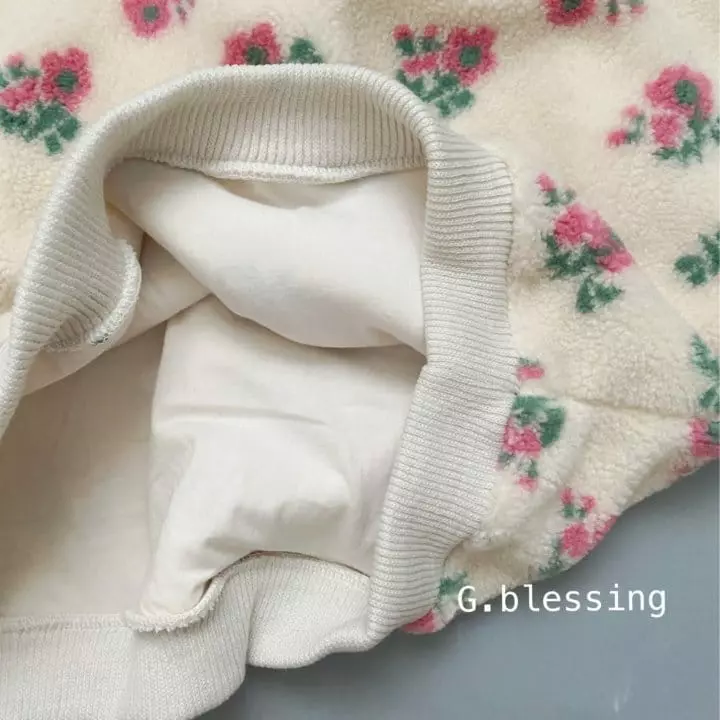 G Blessing - Korean Children Fashion - #childrensboutique - Flower Dumble Sweatshirt - 2