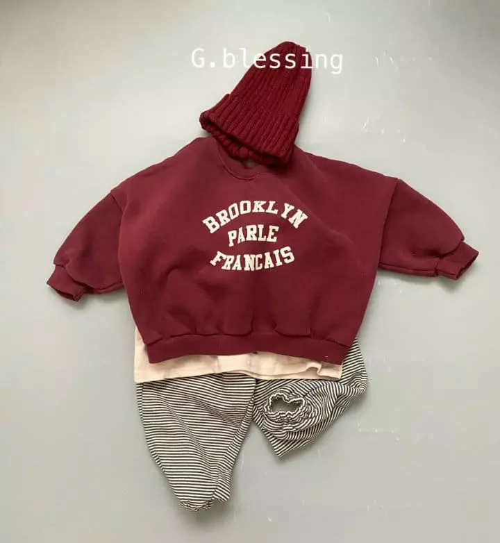 G Blessing - Korean Children Fashion - #designkidswear - Brrr Clin Sweatshirt - 9