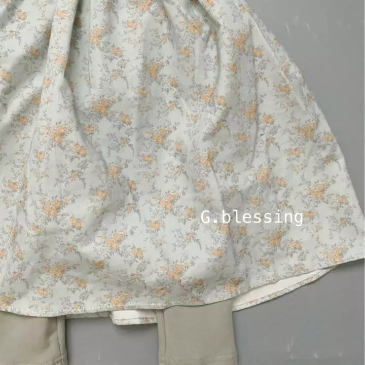 G Blessing - Korean Children Fashion - #childrensboutique - Flower Leggings - 4
