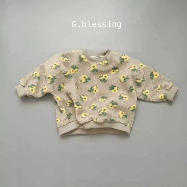 G Blessing - Korean Children Fashion - #designkidswear - Flower Dumble Sweatshirt - 3