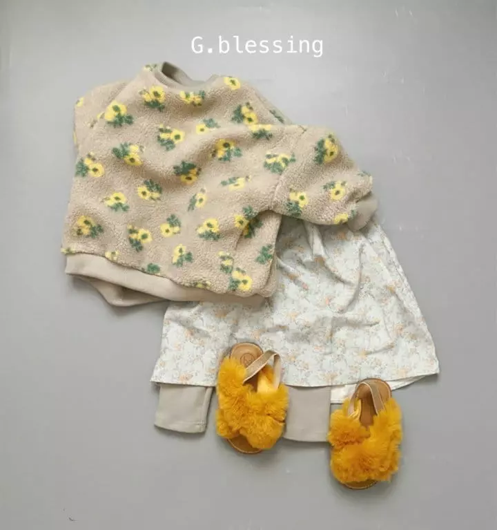 G Blessing - Korean Children Fashion - #kidsstore - Flower Leggings - 8