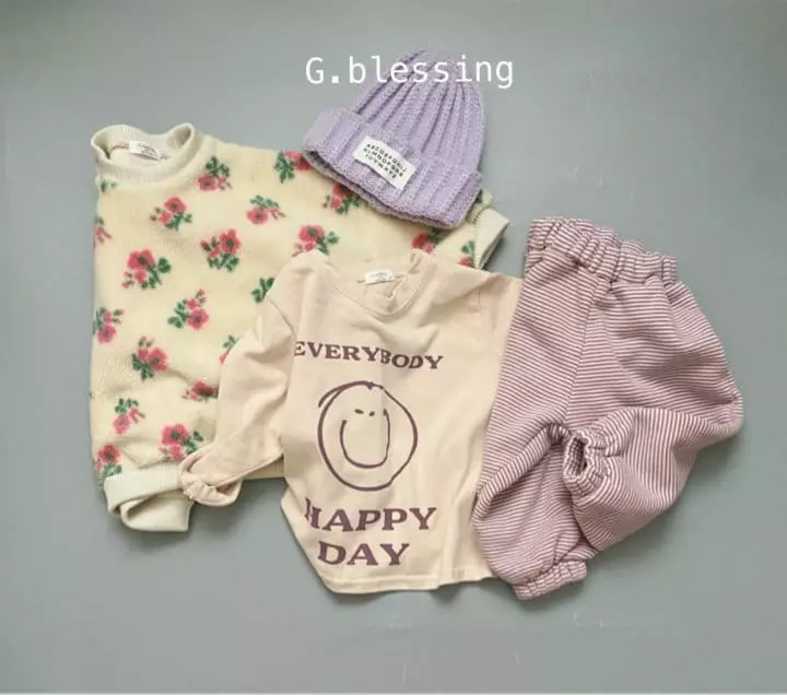 G Blessing - Korean Children Fashion - #kidsstore - Flower Dumble Sweatshirt - 7