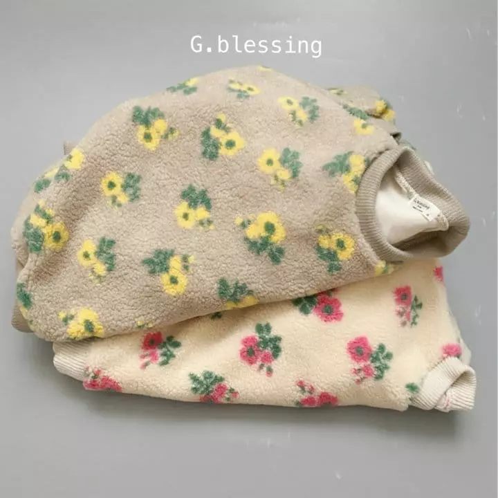 G Blessing - Korean Children Fashion - #littlefashionista - Flower Dumble Sweatshirt - 10
