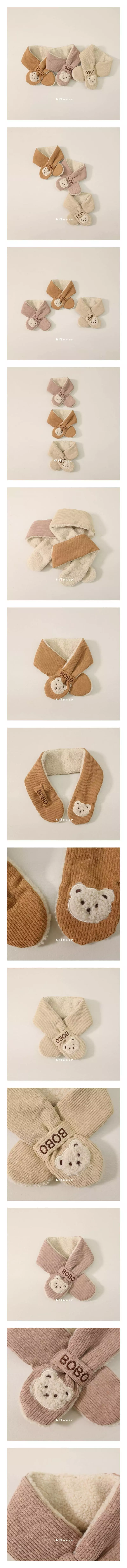 G Flower - Korean Children Fashion - #Kfashion4kids - Rib Bbogle Muffler