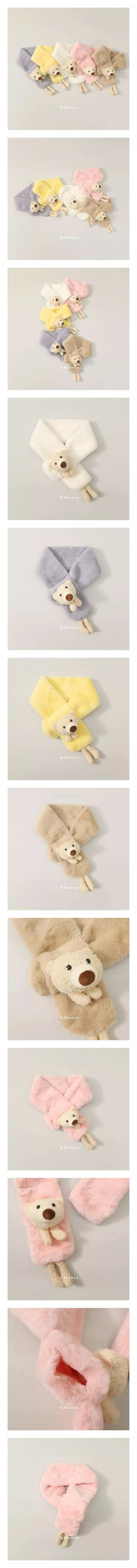 G Flower - Korean Children Fashion - #Kfashion4kids - Bear Doll Muffler