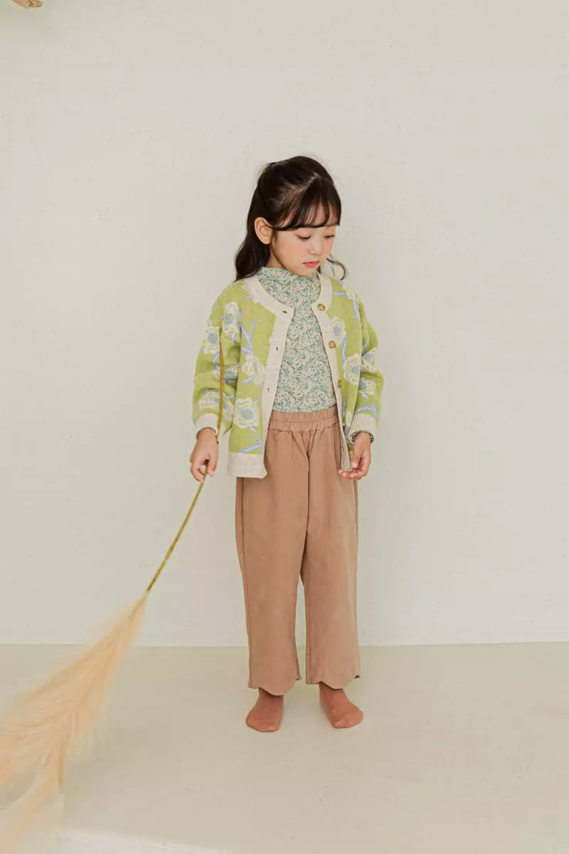 Ggomare - Korean Children Fashion - #Kfashion4kids - Flower Cardigan - 3