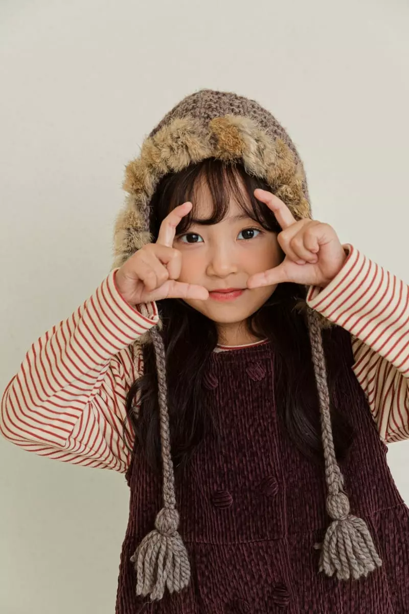 Ggomare - Korean Children Fashion - #kidsshorts - Stripes Tee - 2