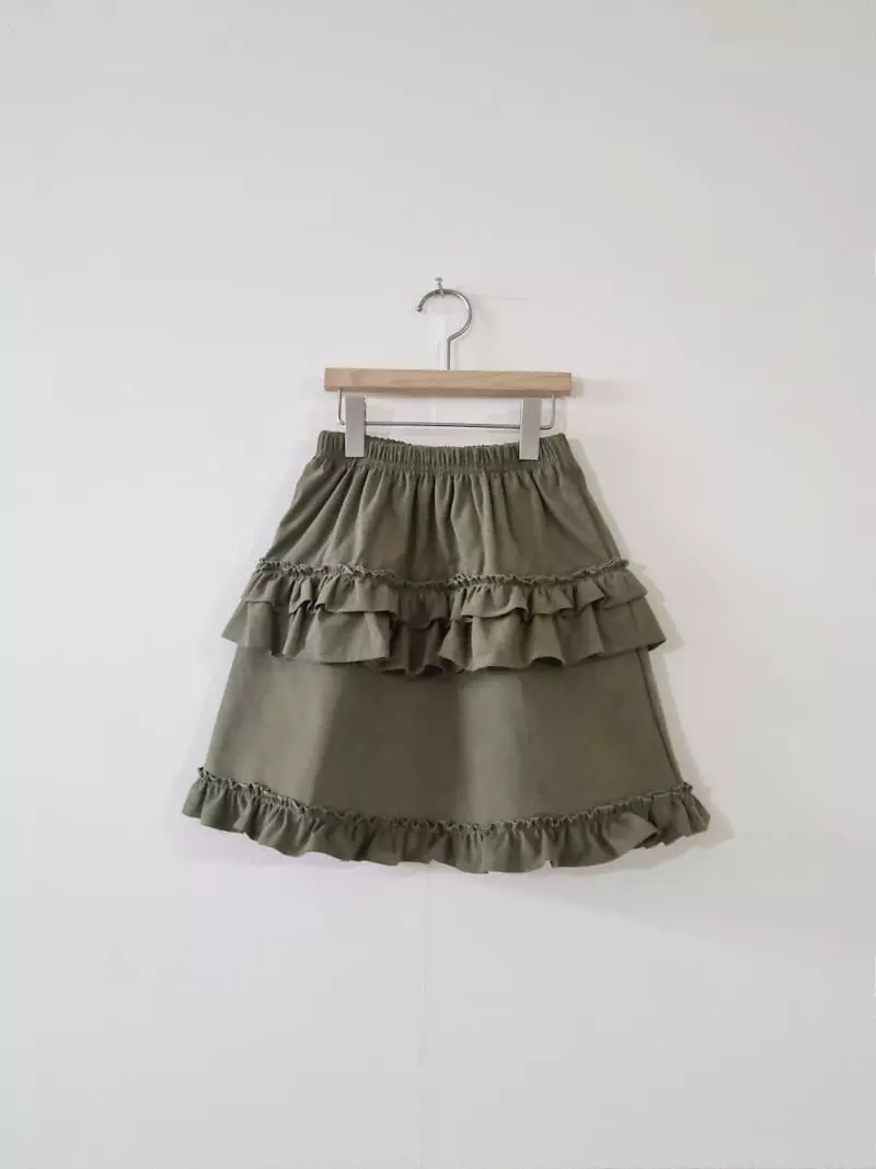 Ggomare - Korean Children Fashion - #kidsstore - Sage Skirt - 12