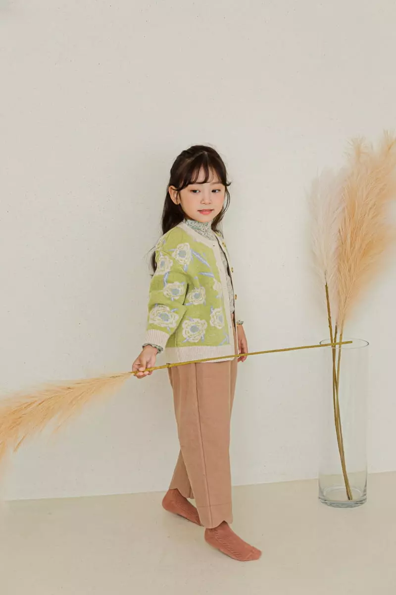 Ggomare - Korean Children Fashion - #kidsstore - Flower Cardigan