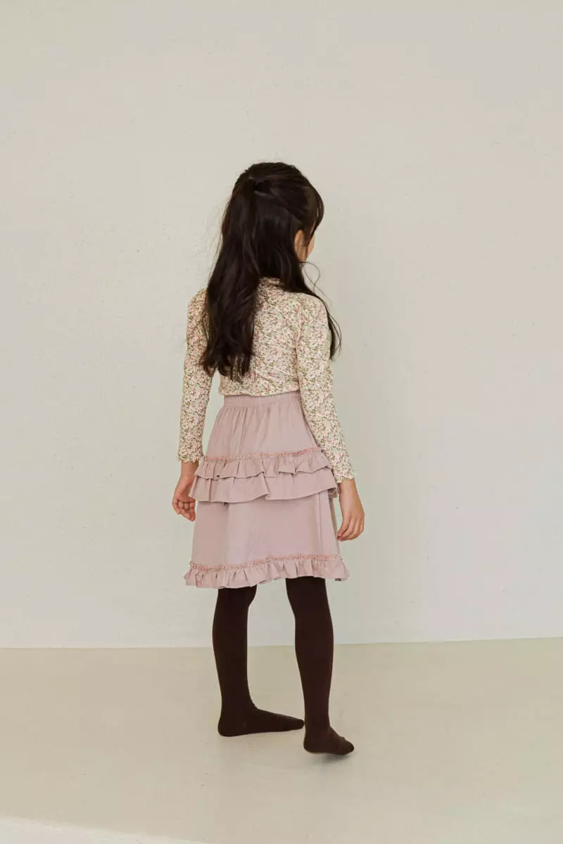 Ggomare - Korean Children Fashion - #prettylittlegirls - Sage Skirt - 2