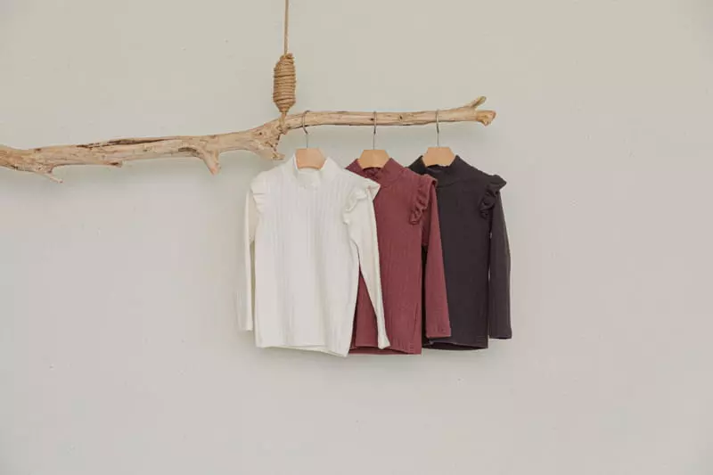 Ggomare - Korean Children Fashion - #prettylittlegirls - Twist Turtleneck Tee - 10